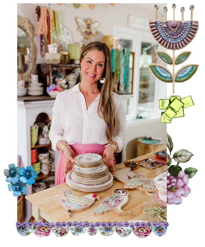 sharra frank making mosaics for over 20 years