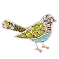 sharra frank mosaic bird