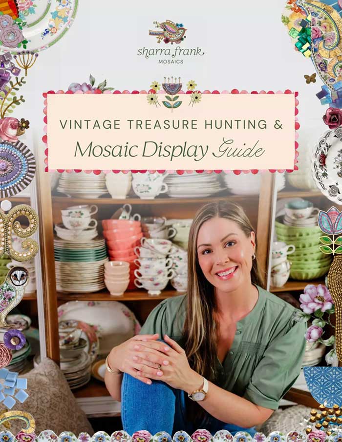 vintage treasure hunting mosaic display guide 2