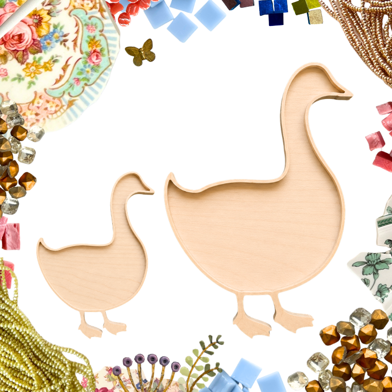 gosling goose mosaic frame sharra frank